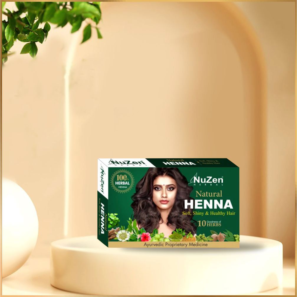 NuZen Herbal Natural Henna (Pack of 2)