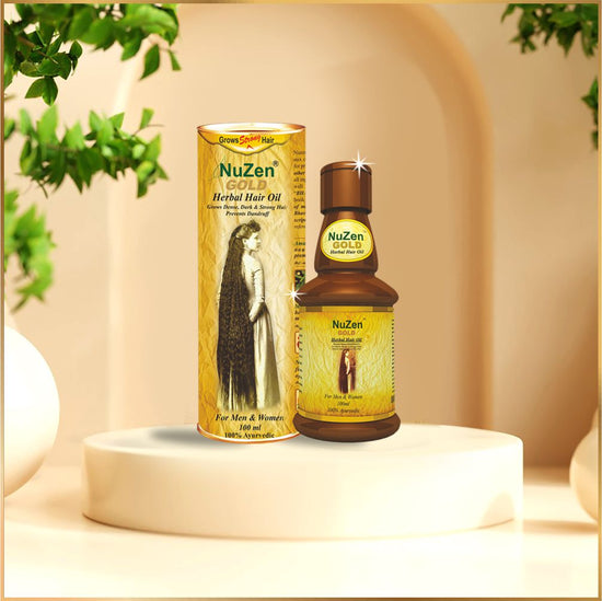 NuZen Gold Herbal Hair Oil (100ML) – NuZenHerbal